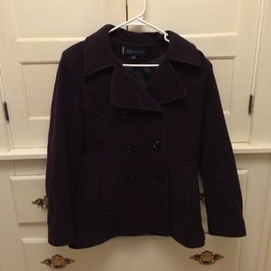 Purple/Blue Women's peacoat